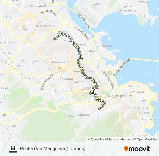 622 Bus Line Map