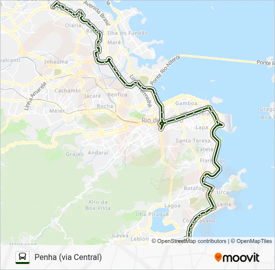 483 Bus Line Map