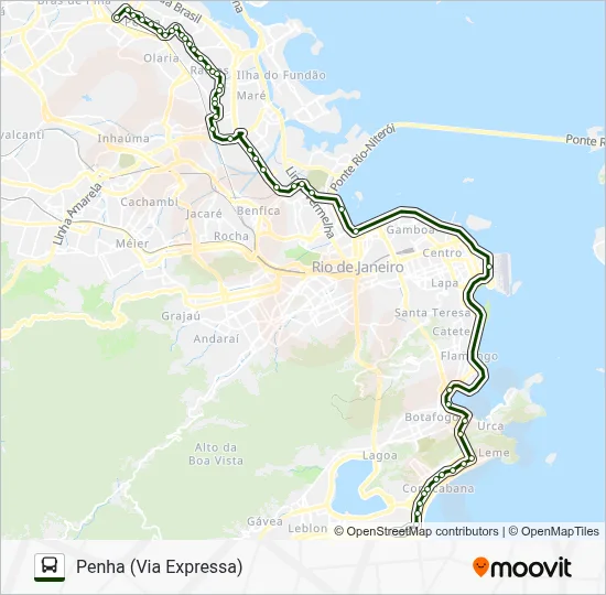 483 Bus Line Map