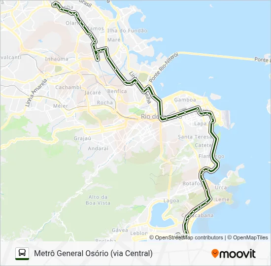 483 Bus Line Map