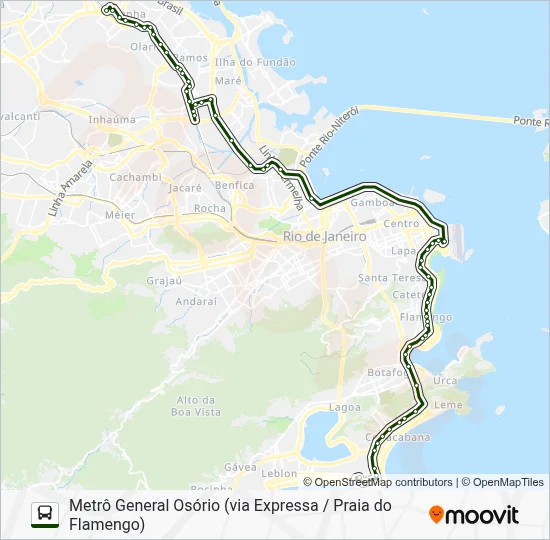 483 Bus Line Map