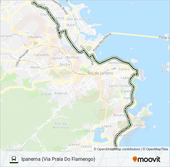 483 Bus Line Map