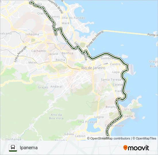 483 Bus Line Map