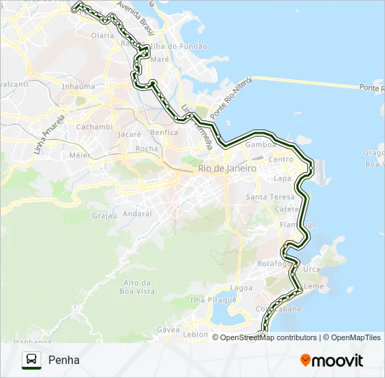 483 Bus Line Map