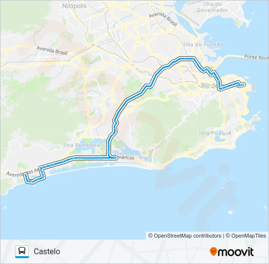 361 Bus Line Map