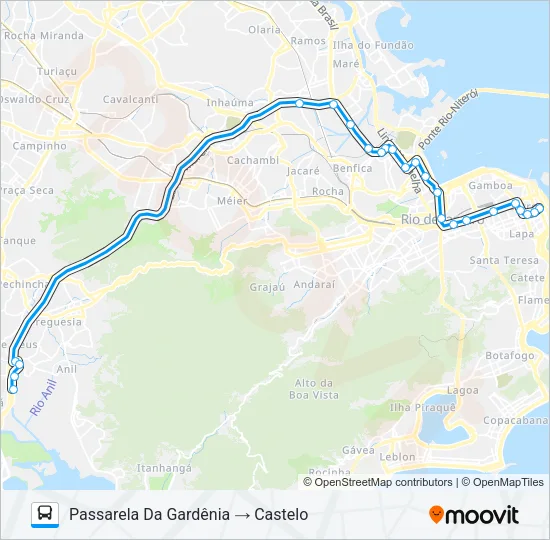 361 Bus Line Map