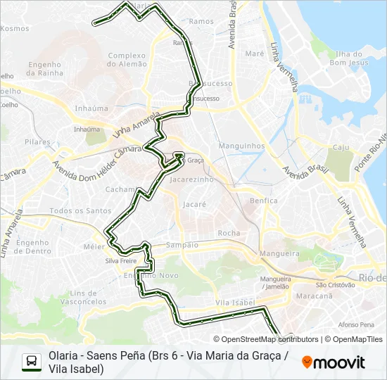 625 Bus Line Map