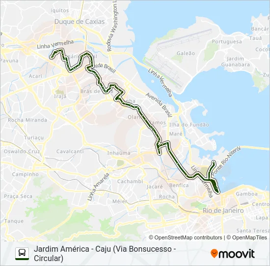 906 Bus Line Map