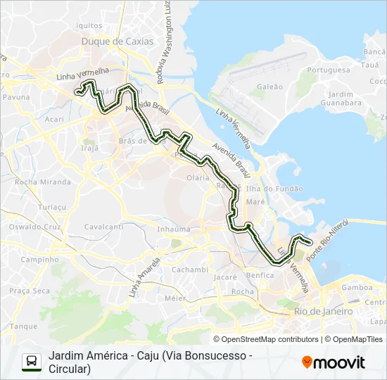 906 Bus Line Map
