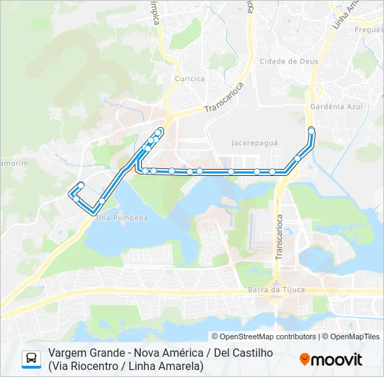 613 Bus Line Map