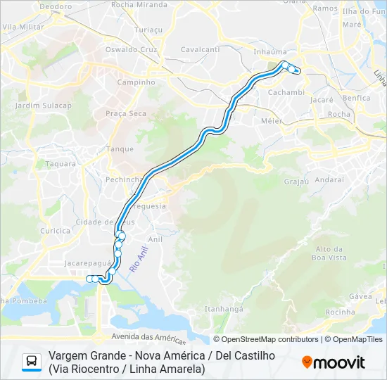 613 Bus Line Map