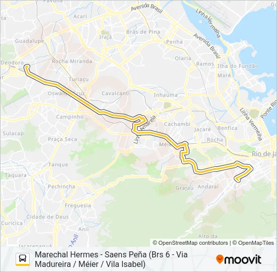 638 Bus Line Map