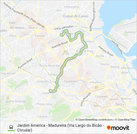 775 Bus Line Map
