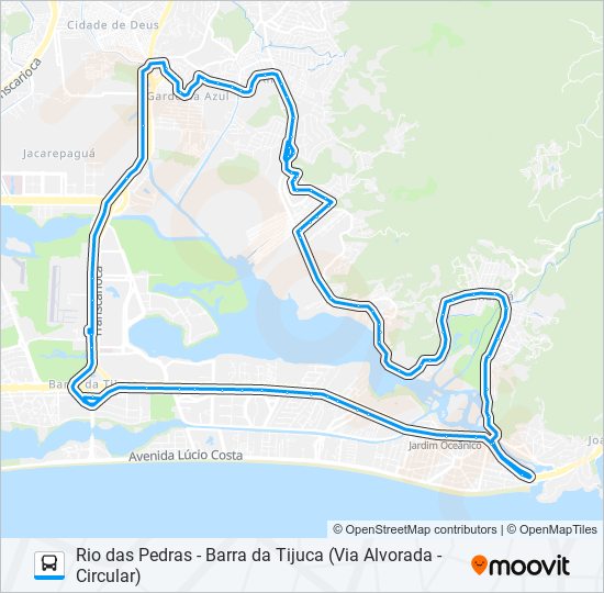 863 bus Line Map