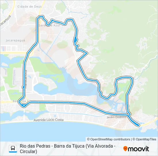 863 Bus Line Map