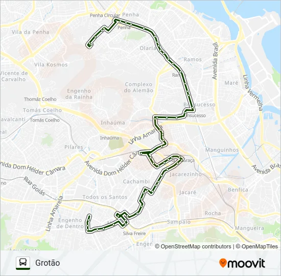 679 Bus Line Map