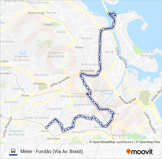 663 Bus Line Map