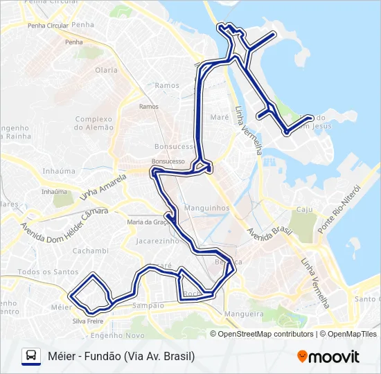 663 Bus Line Map