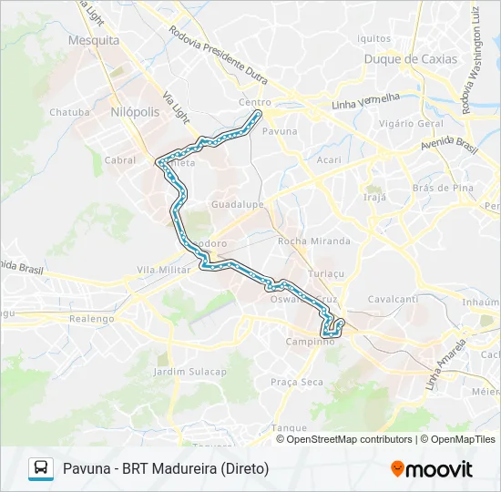 779 Bus Line Map
