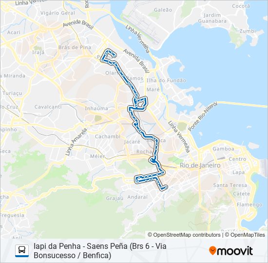 Mapa de 630 de autobús