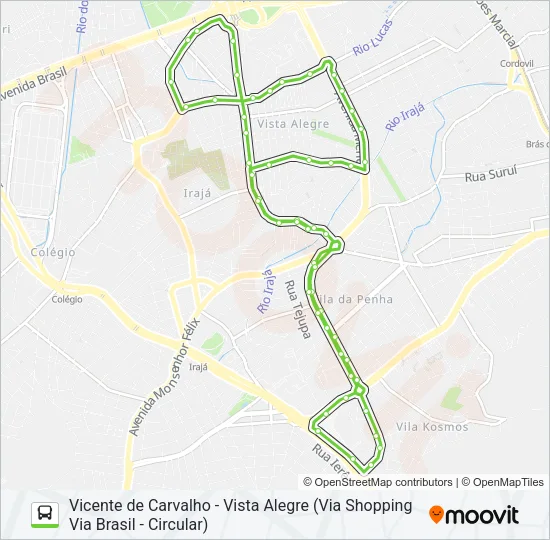 950 Bus Line Map