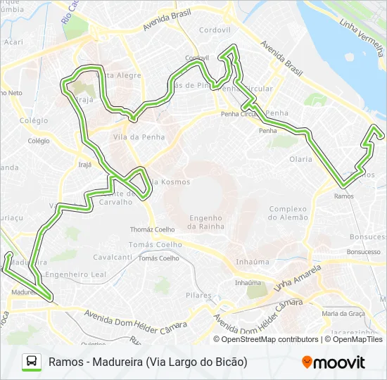 940 Bus Line Map