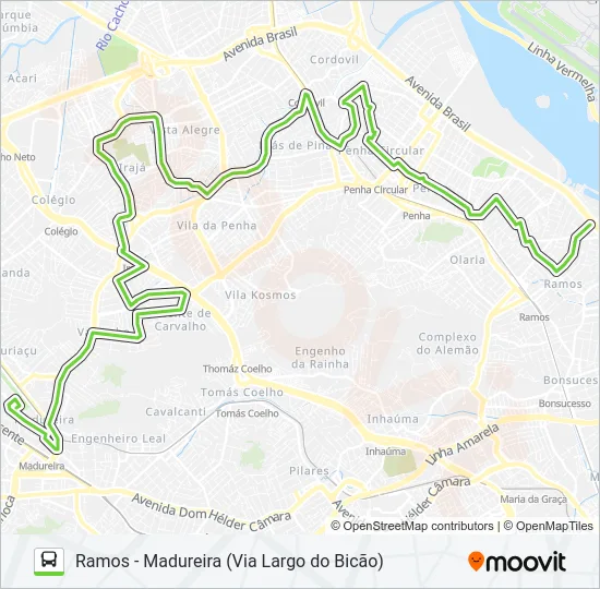 940 Bus Line Map