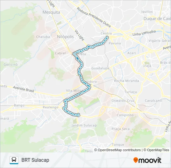 793 Bus Line Map