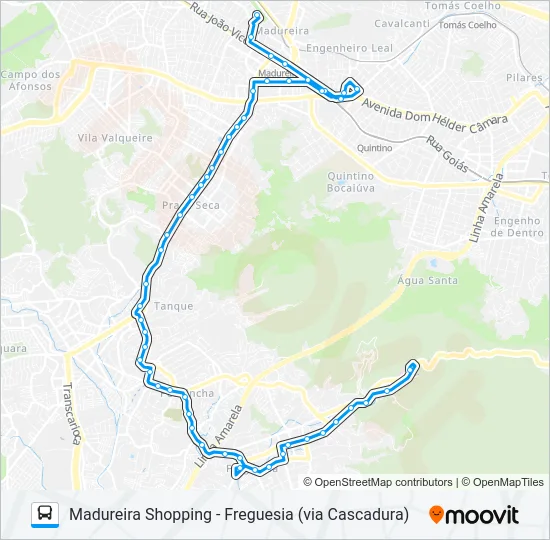 766 Bus Line Map