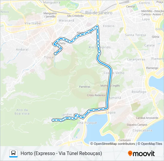 416 Bus Line Map