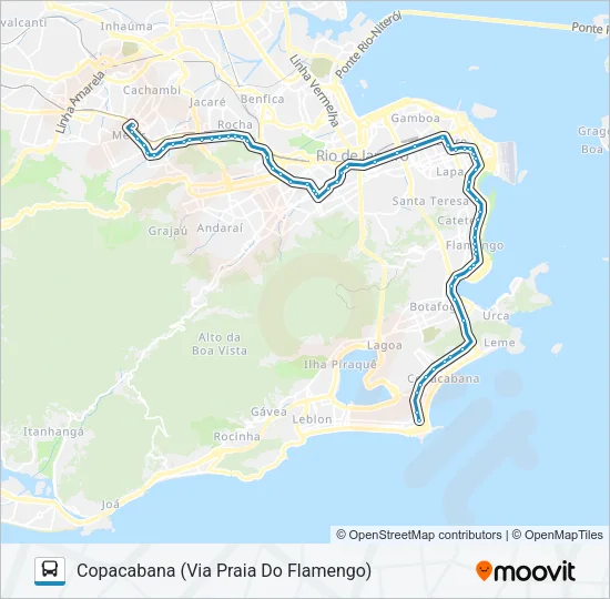 455 Bus Line Map