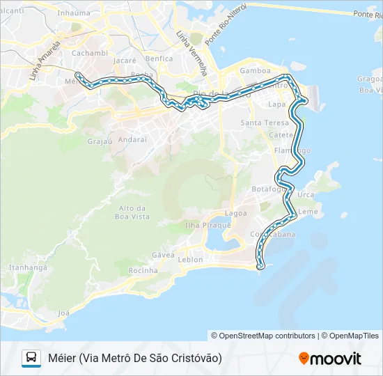 455 Bus Line Map
