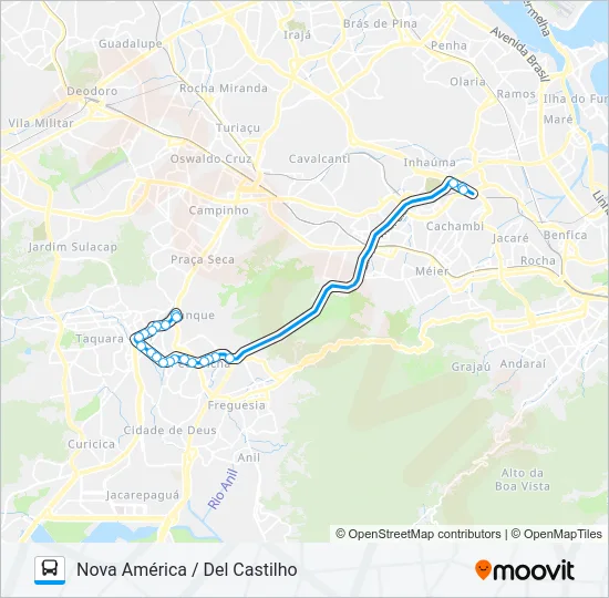 610 Bus Line Map
