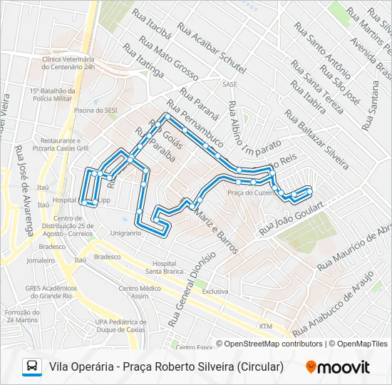 TZ04 Bus Line Map