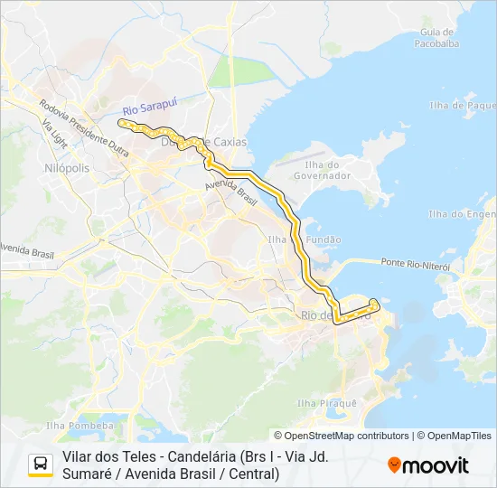 427C Bus Line Map