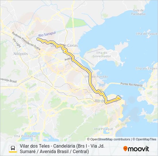 427C Bus Line Map