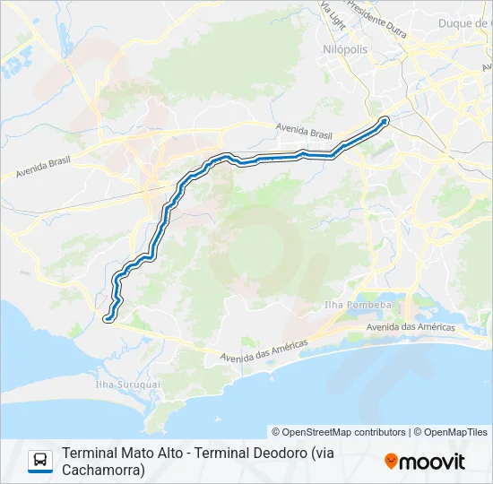 883 Bus Line Map