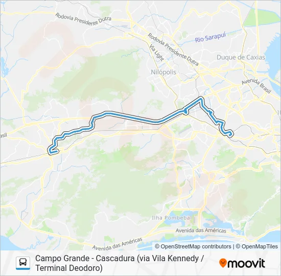 SN 790 Bus Line Map