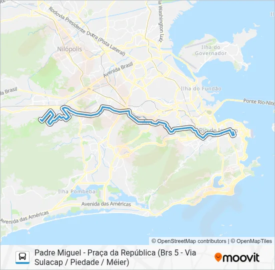 391 Bus Line Map
