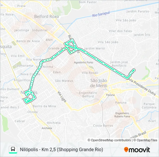 516I Bus Line Map