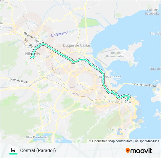129B Bus Line Map