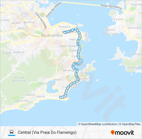 100 - TRO1 Bus Line Map