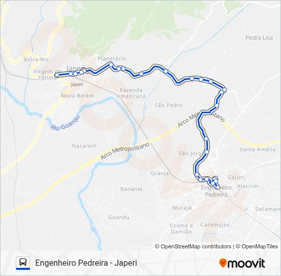 TZ50 Bus Line Map