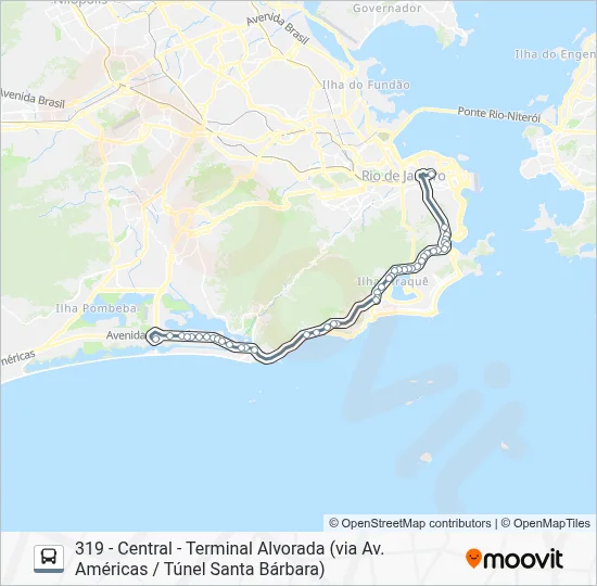 LECD129 Bus Line Map