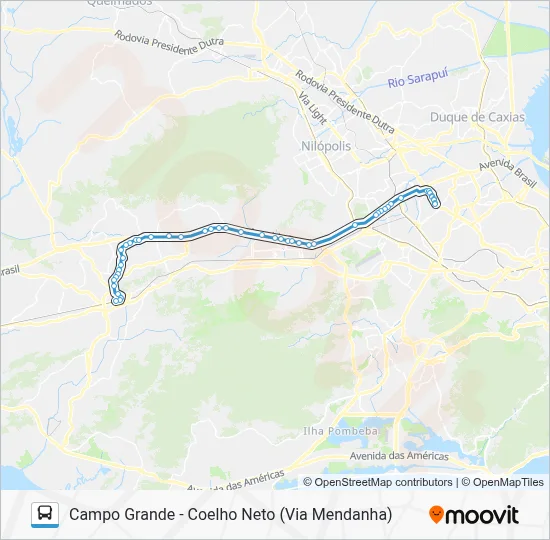 770 Bus Line Map