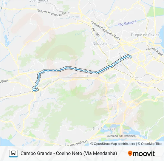 770 Bus Line Map