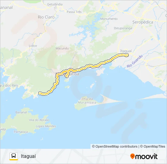 457U Bus Line Map