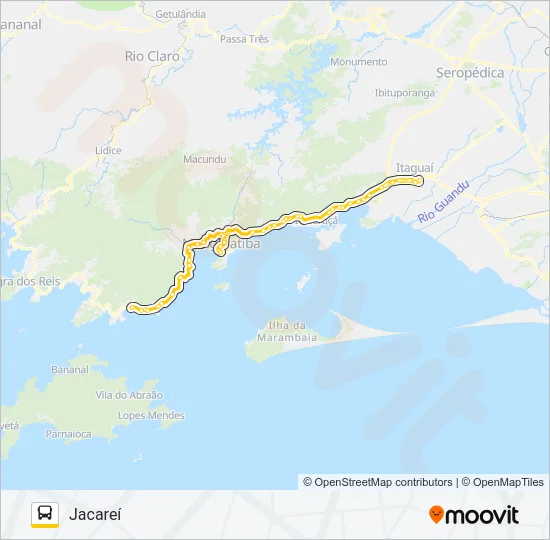 457U Bus Line Map