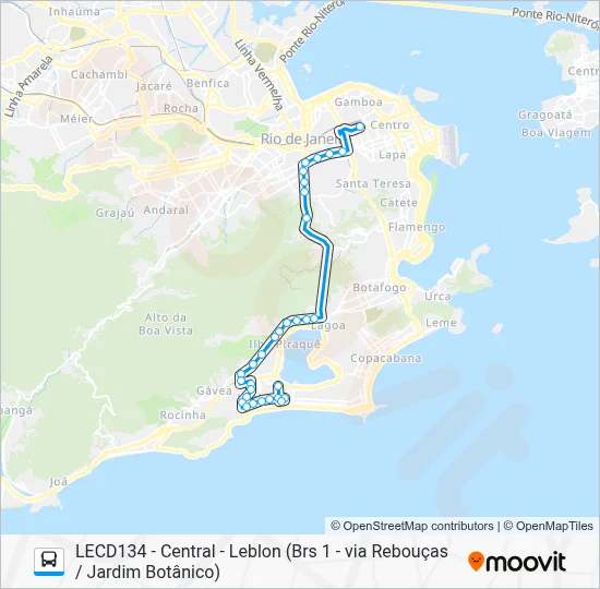 111 Bus Line Map