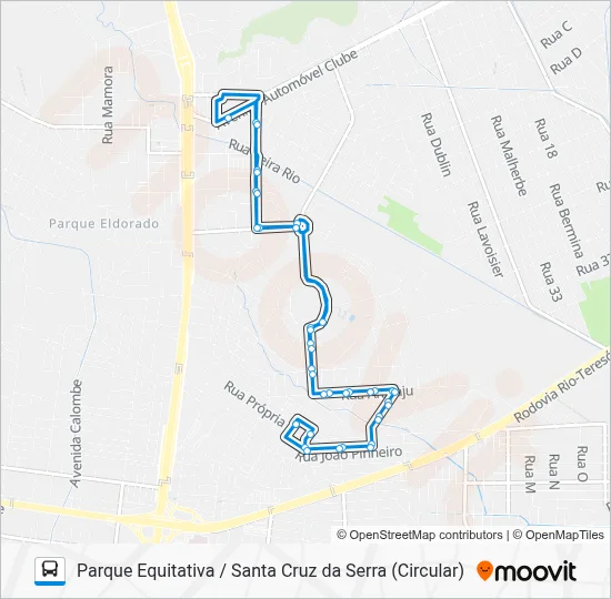 TZ05 Bus Line Map